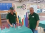 Stand de AVITE con Las Bodegas "La Isleta" y "Lomos sapiens" en el Mercado del Agricultor de Tegueste